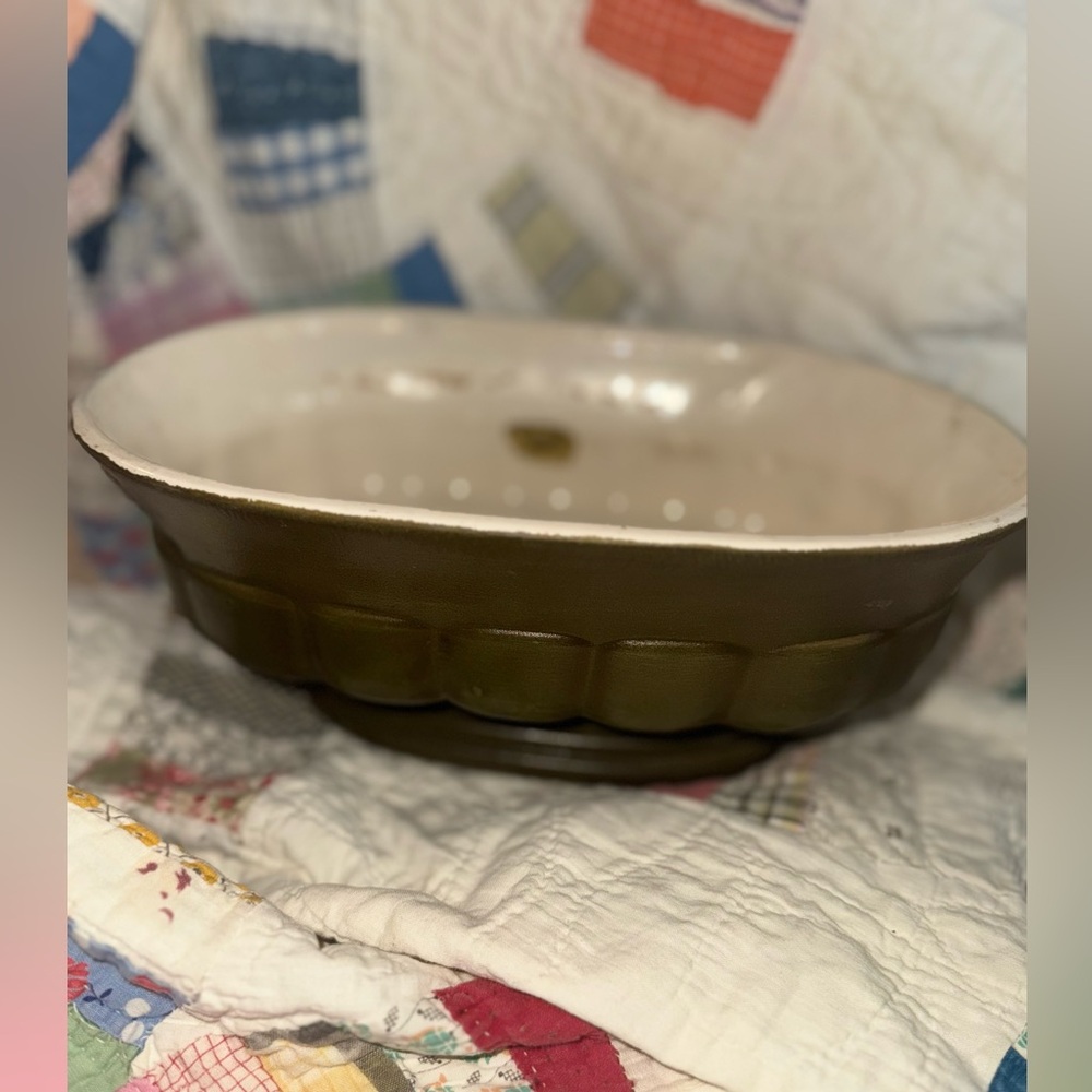 Vintage Haeger Pottery Green Planter